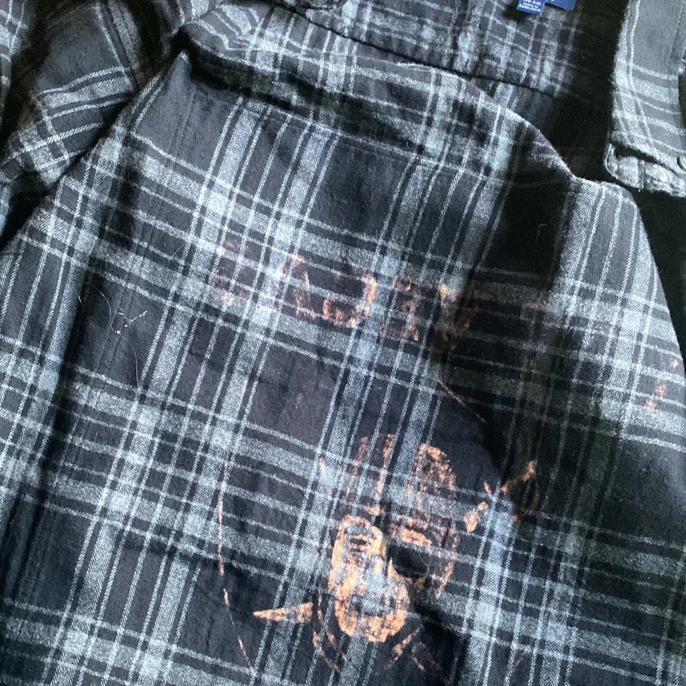 Upcycled Western Mens Medium Flannel - Picture 2 of 2